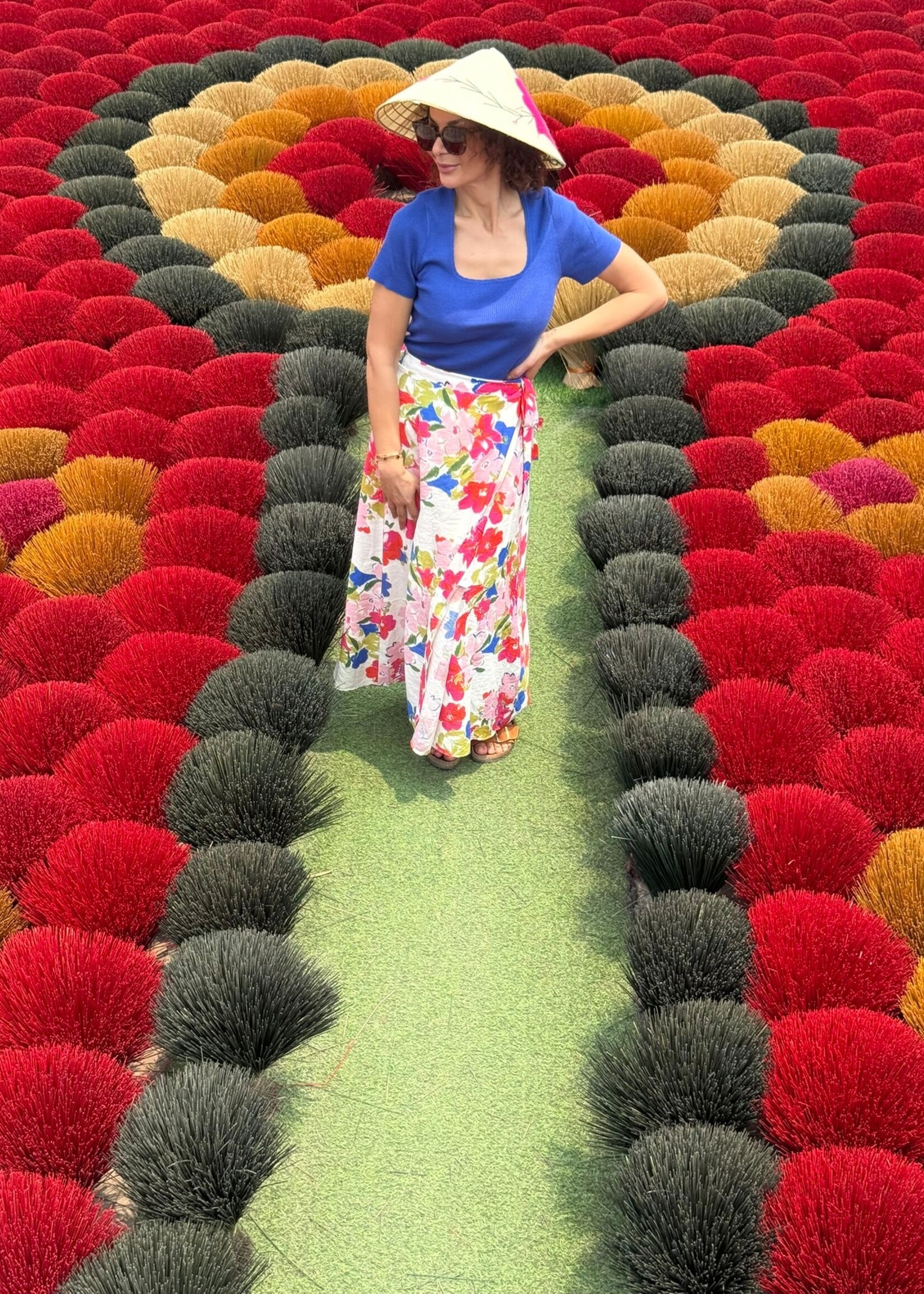 ROK MET BLOEMENPRINT