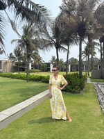 ROBE ARA LONGUE FLEURIE