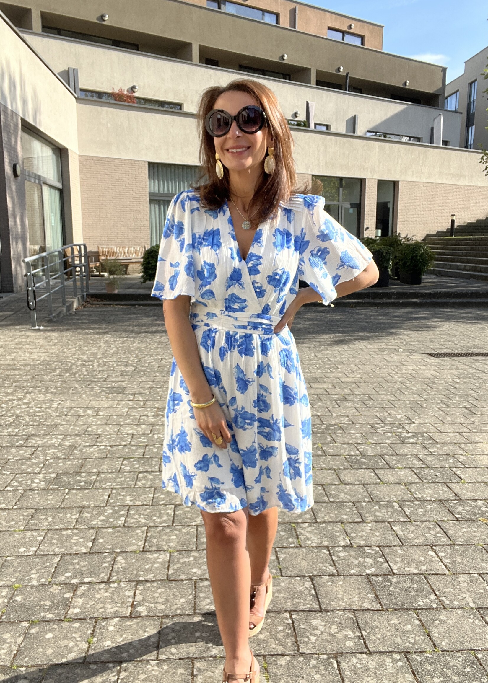 ROBE LILI À FLEURS COURTE