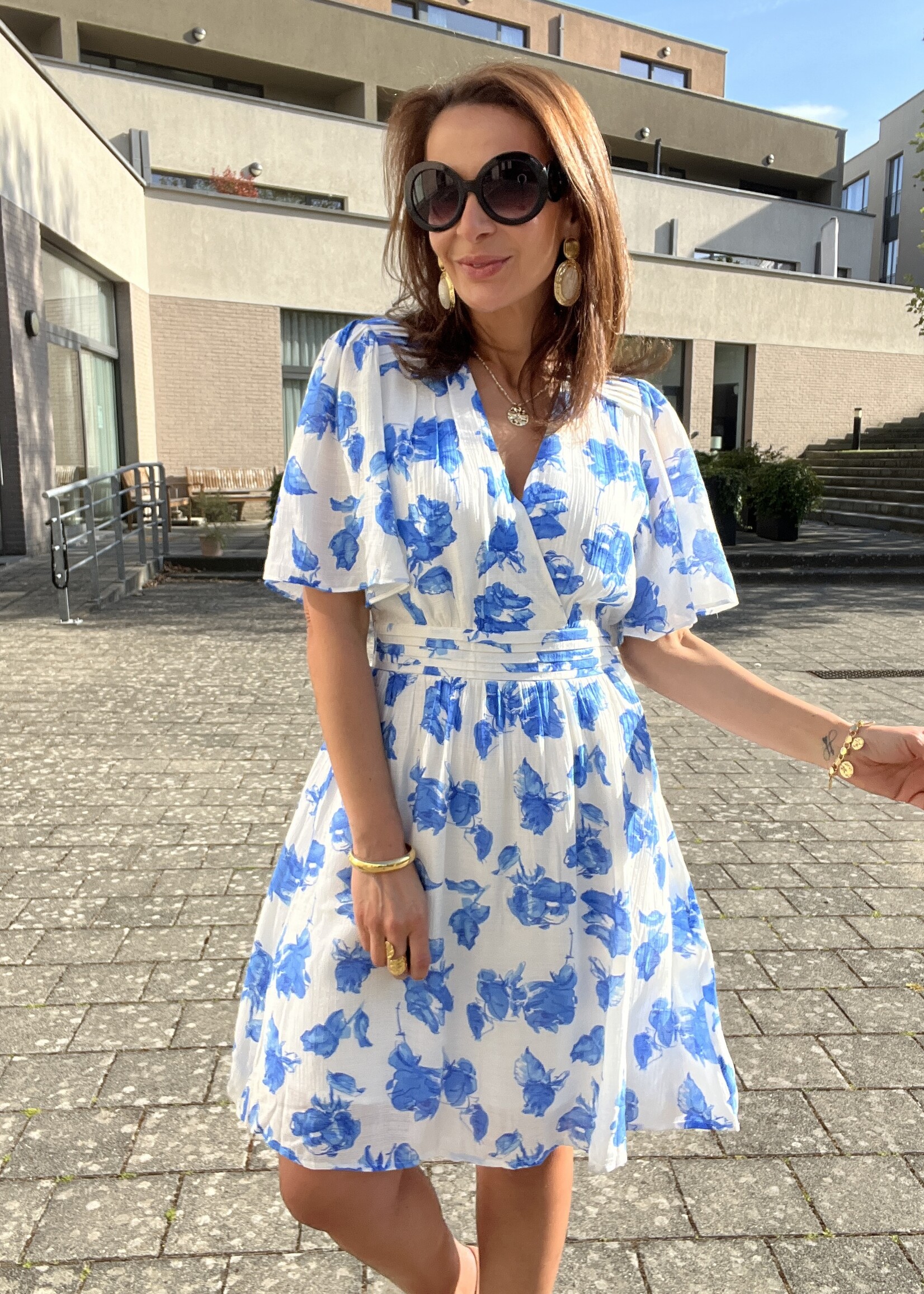 ROBE LILI À FLEURS COURTE