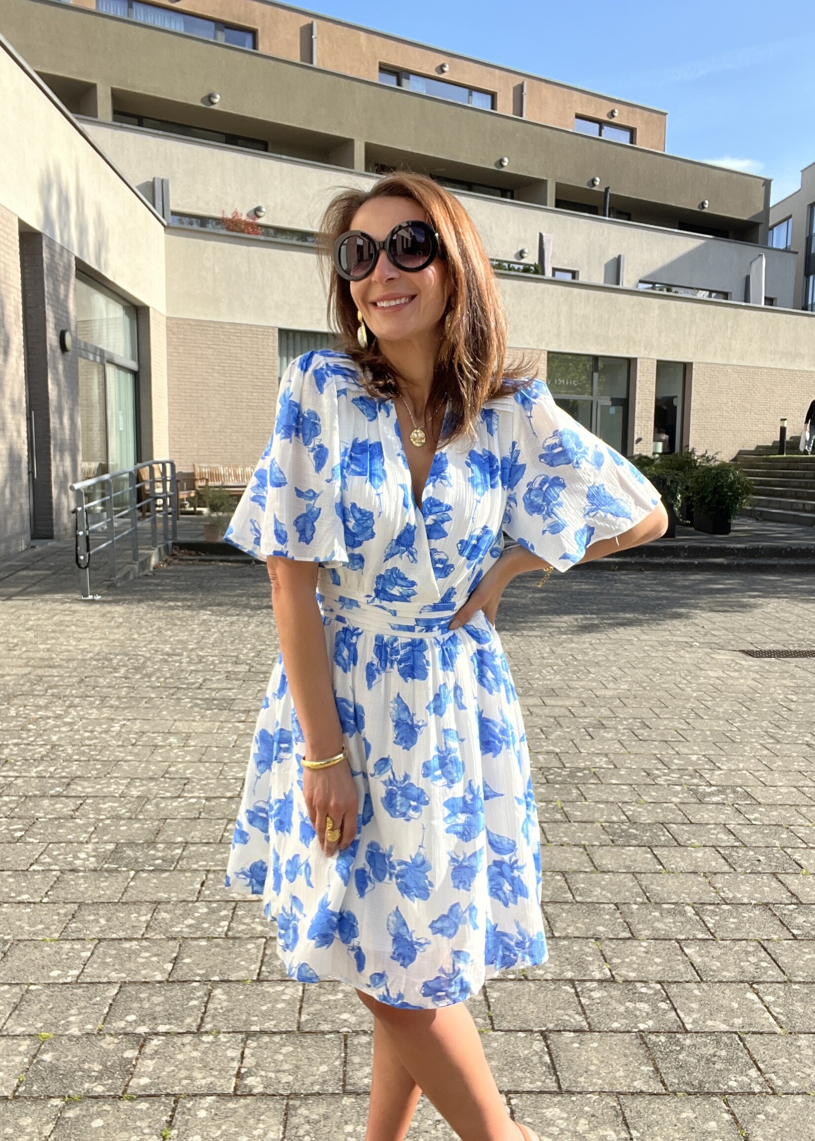 ROBE LILI À FLEURS COURTE
