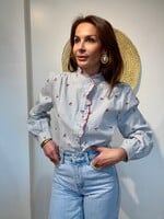 CHEMISE CERISES A RAYURES