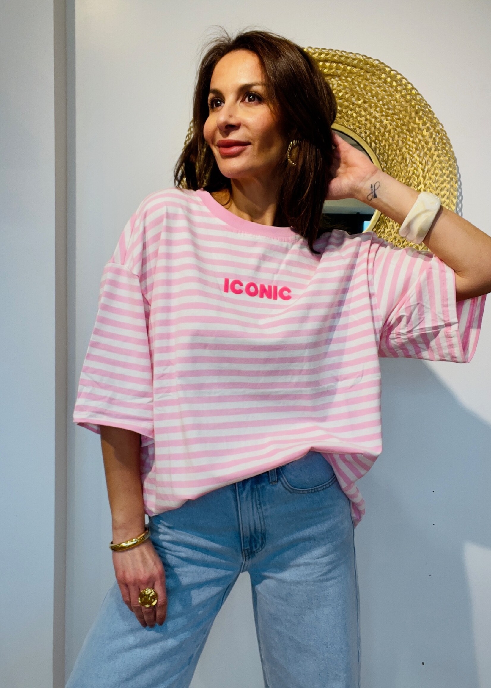GESTREEPTE TSHIRT ICONIC