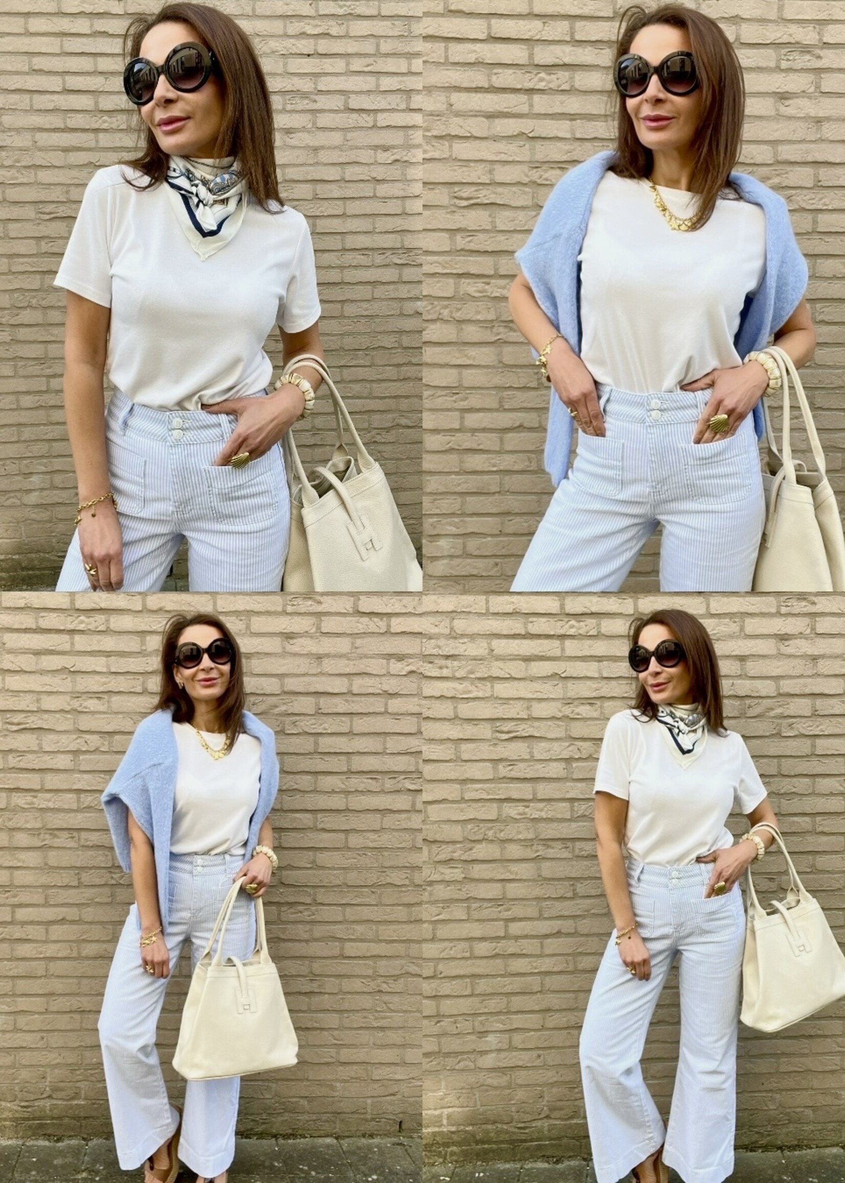 ORAIJE JEAN ELENETTE CROPPED WIDE FLARE