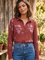Chemise broderies