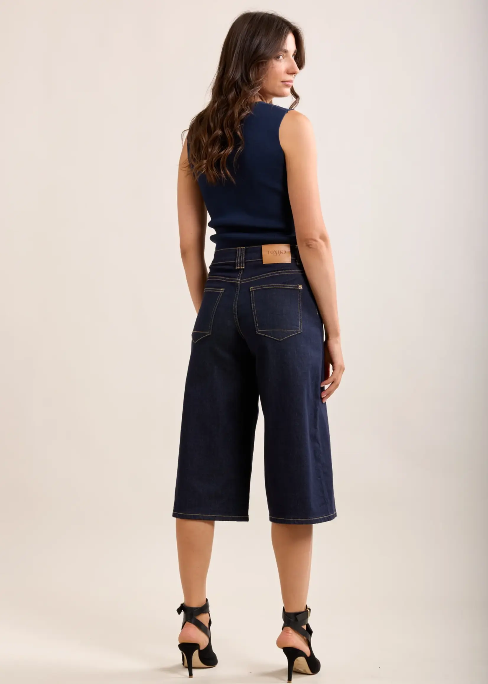 TOXIK3 TOXIK3 BERMUDA WIDE TAILLE BASSE DENIM STRETCH