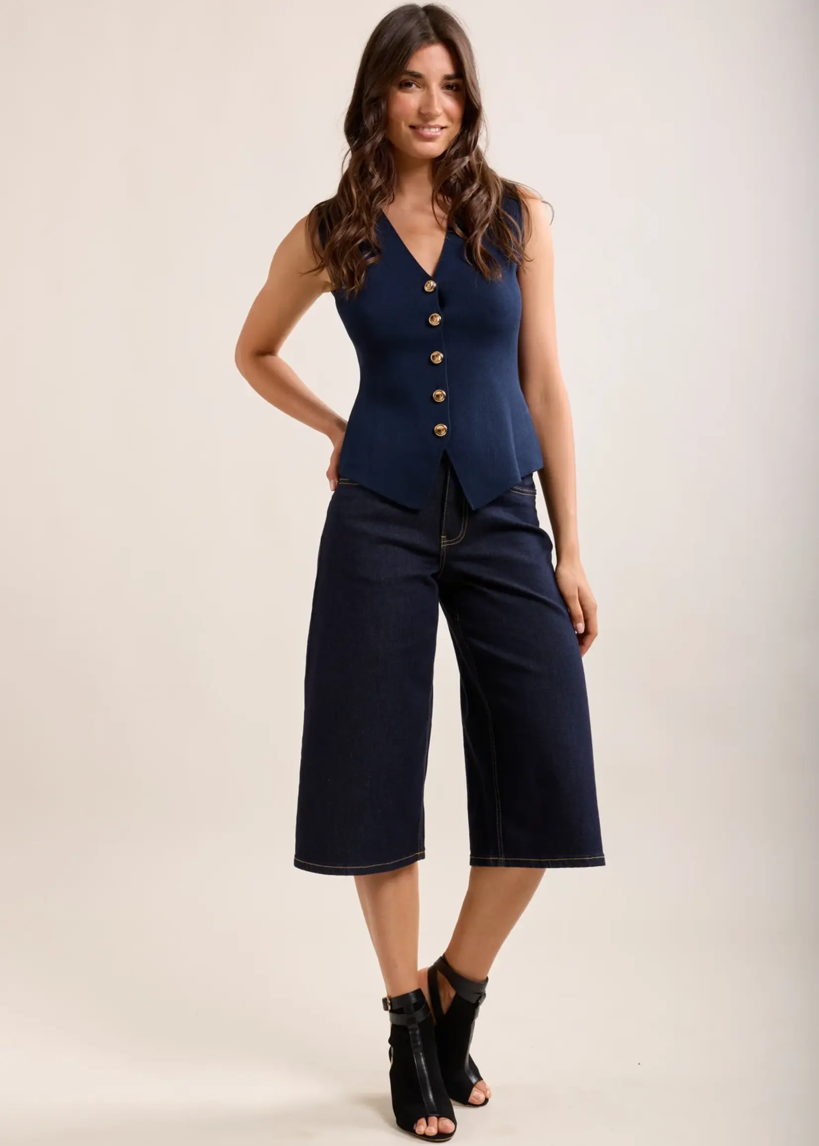 TOXIK3 TOXIK3 BERMUDA WIDE TAILLE BASSE DENIM STRETCH