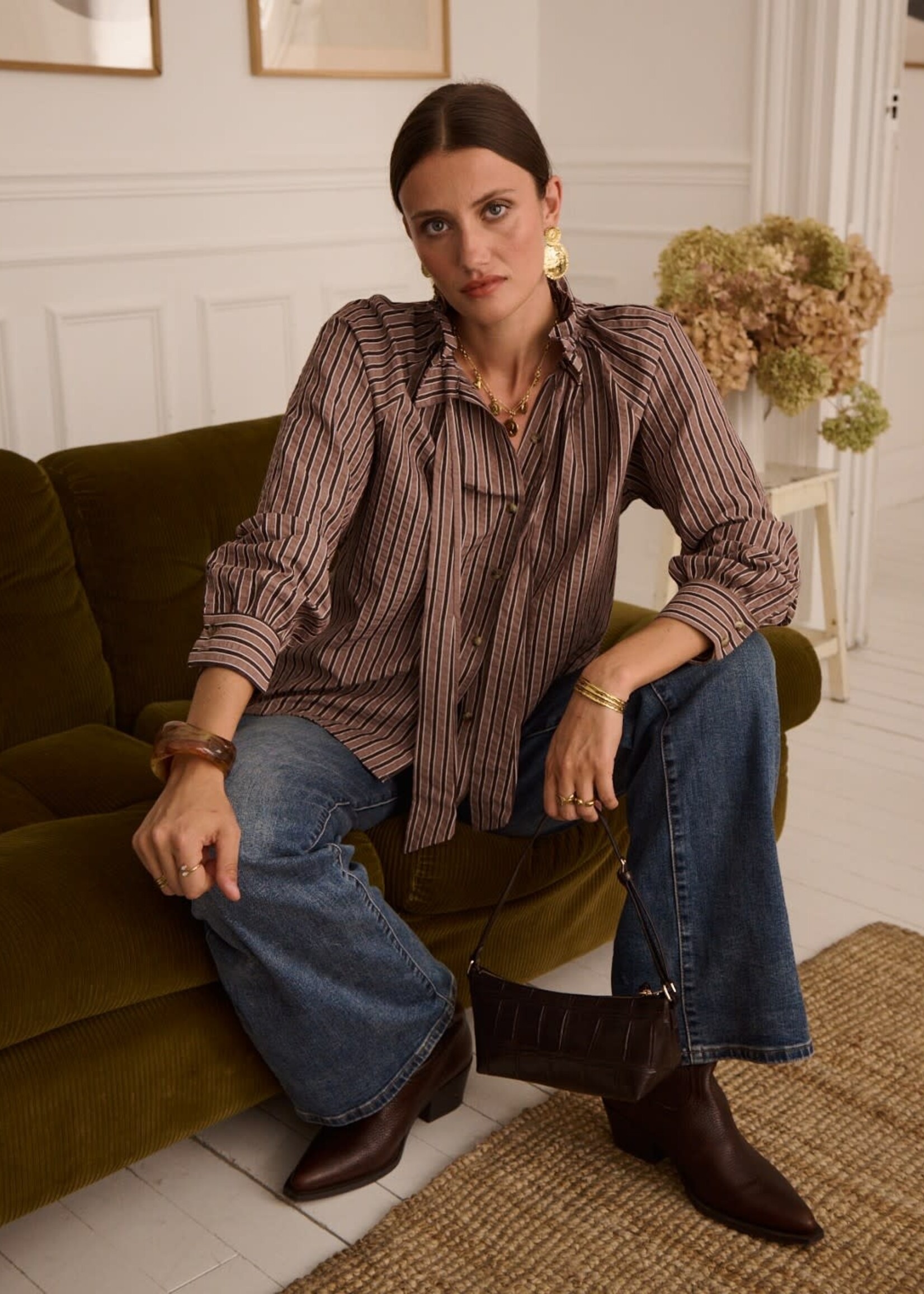 Gestreepte blouse
