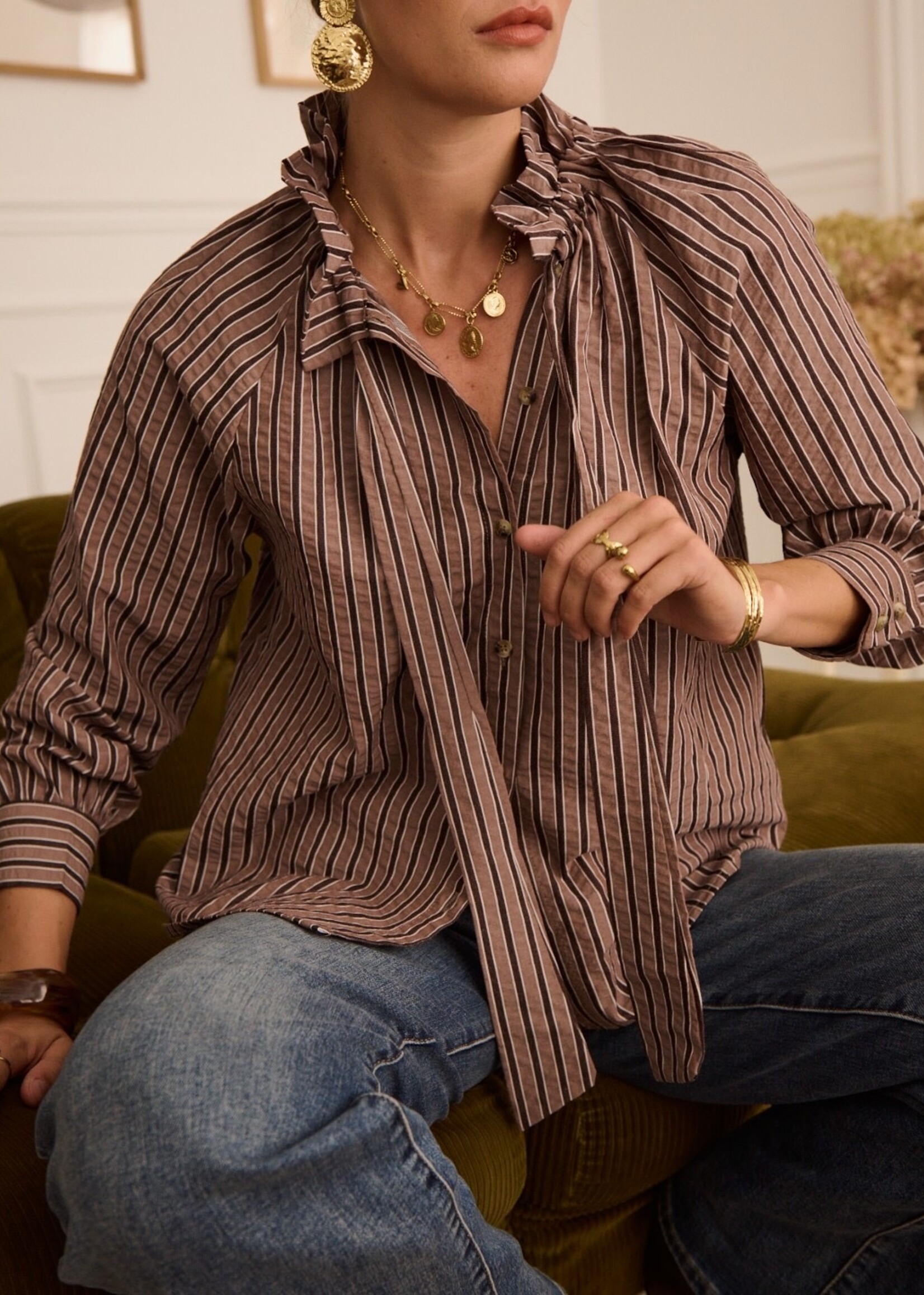 Gestreepte blouse