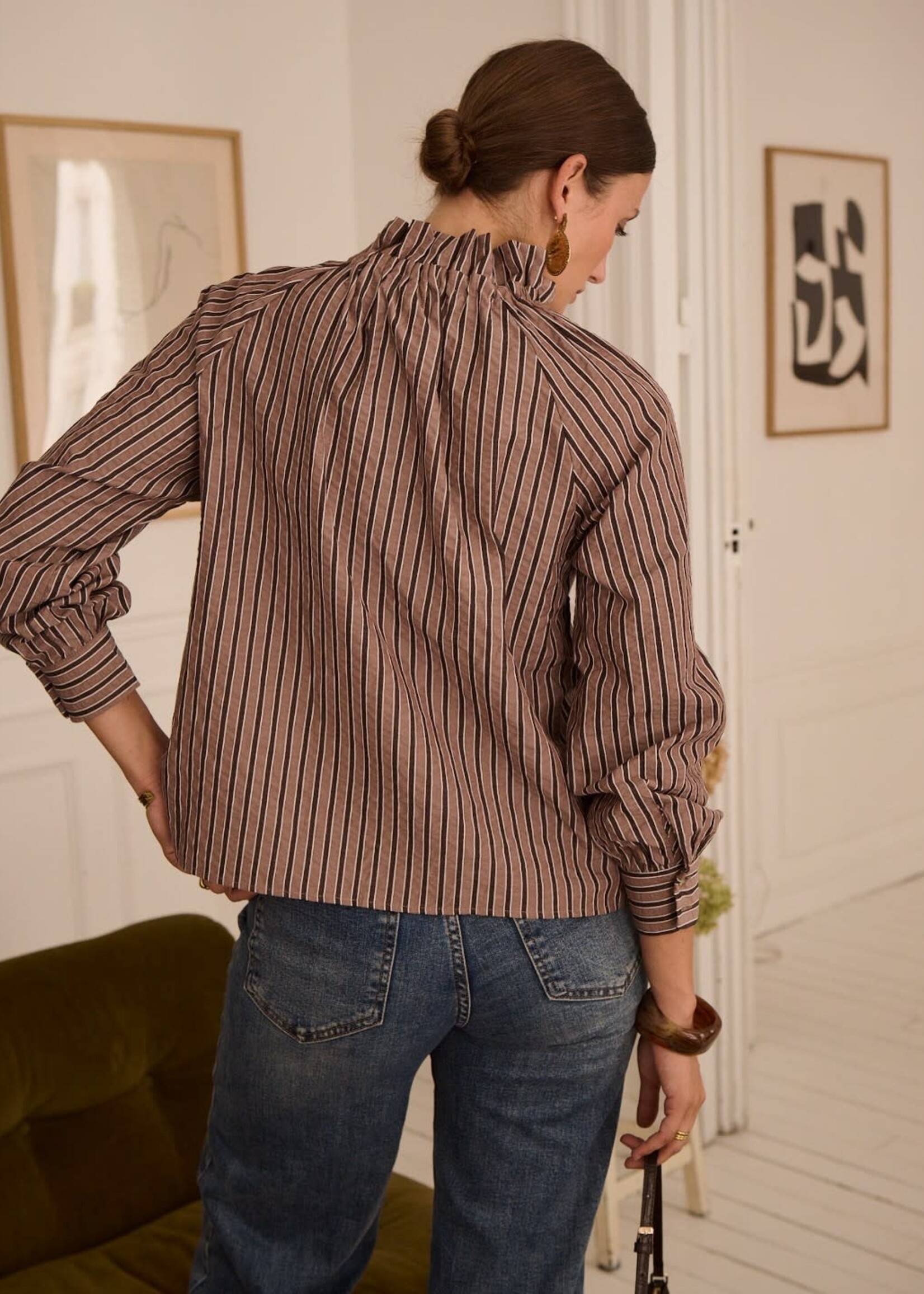 Gestreepte blouse
