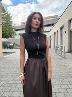 Robe longue sans manches - choco - taille unique