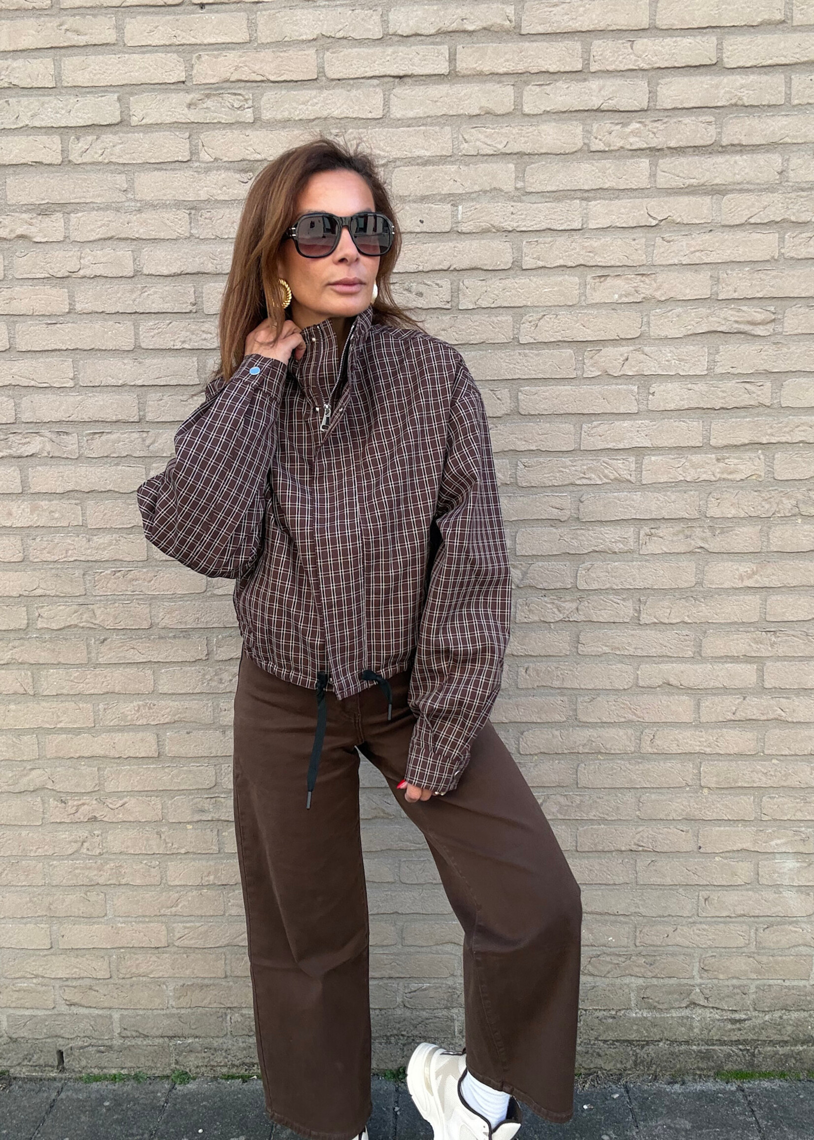 Veste à carreaux