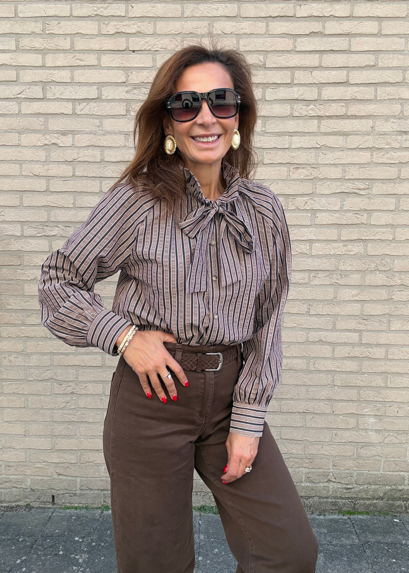 Gestreepte blouse