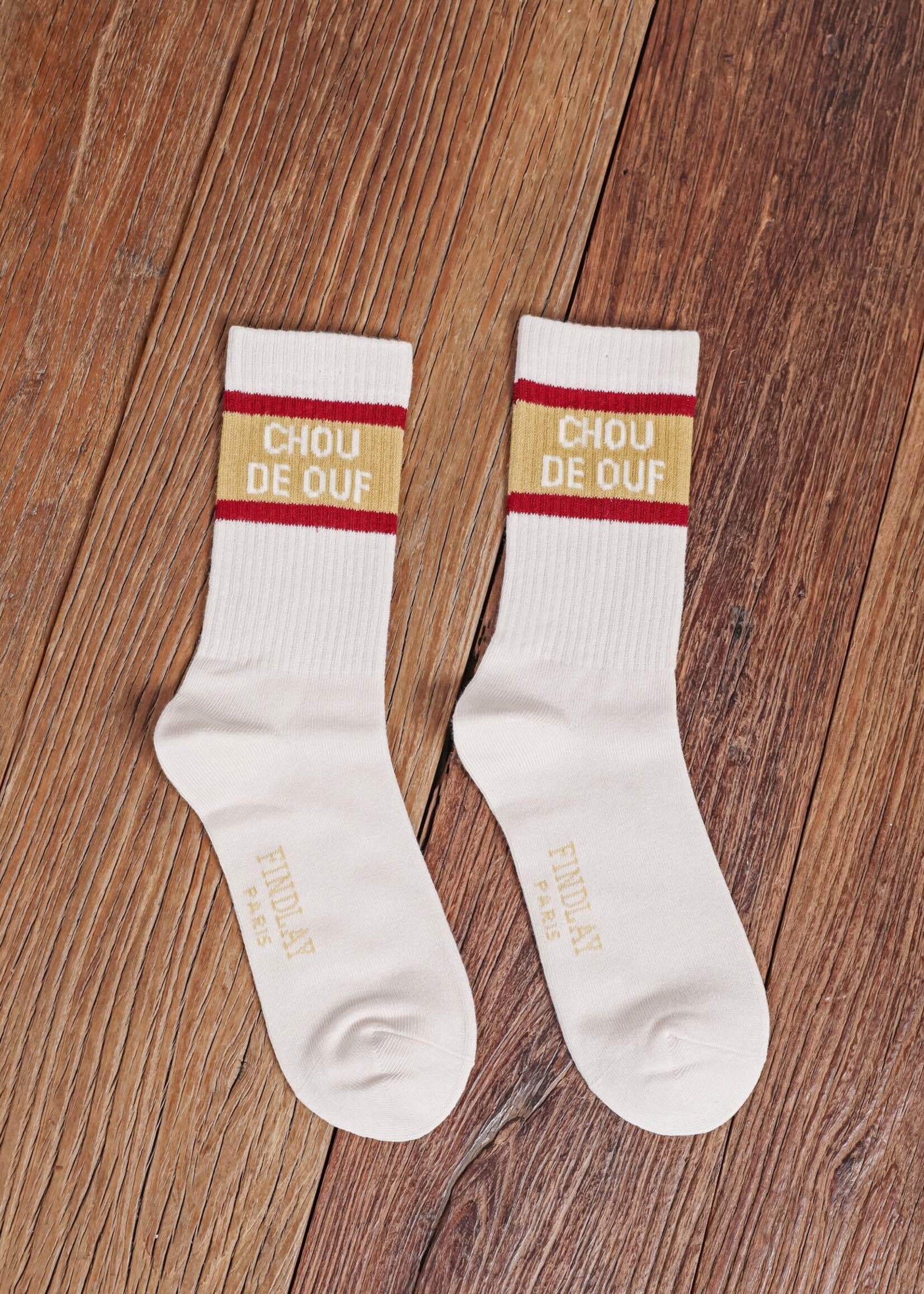 Chaussettes texte - taille unique