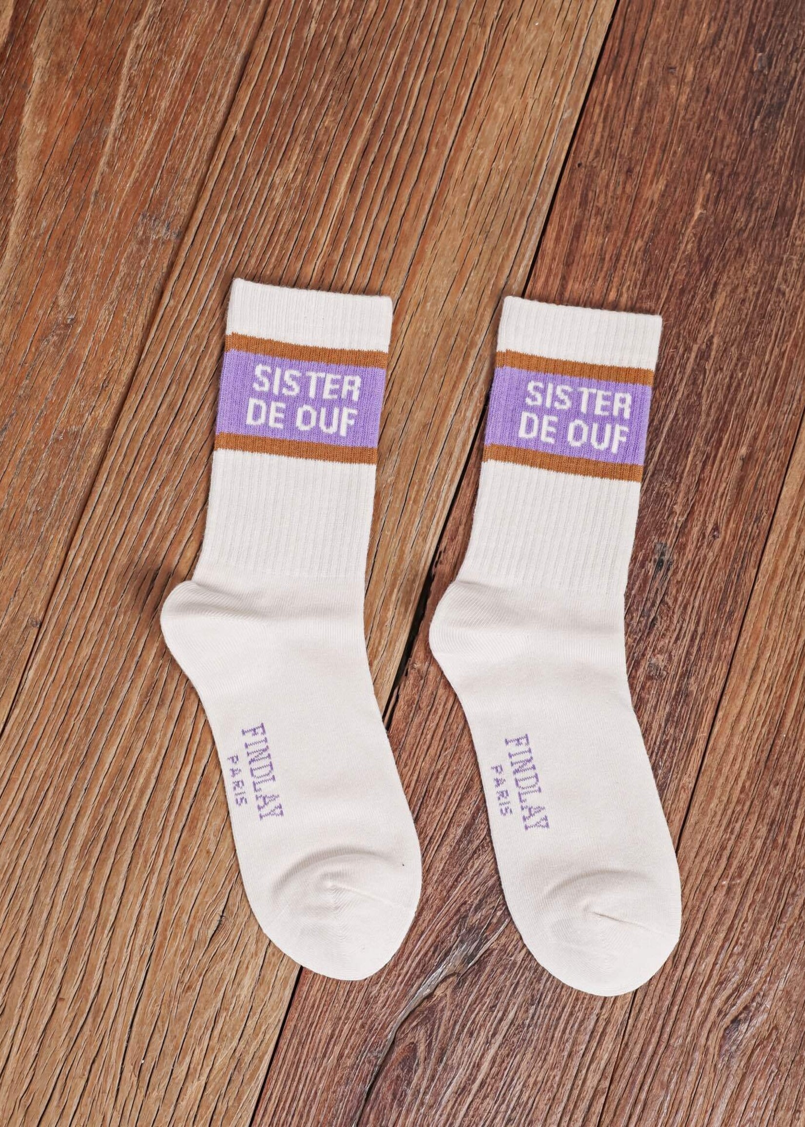 Sokken met tekst - one size