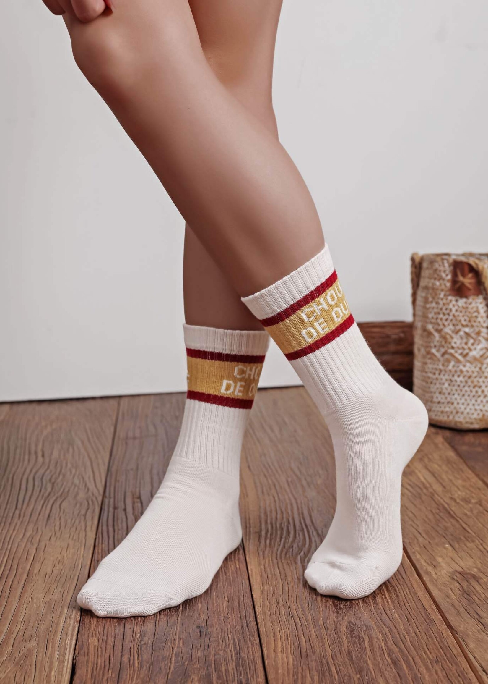 Chaussettes texte - taille unique