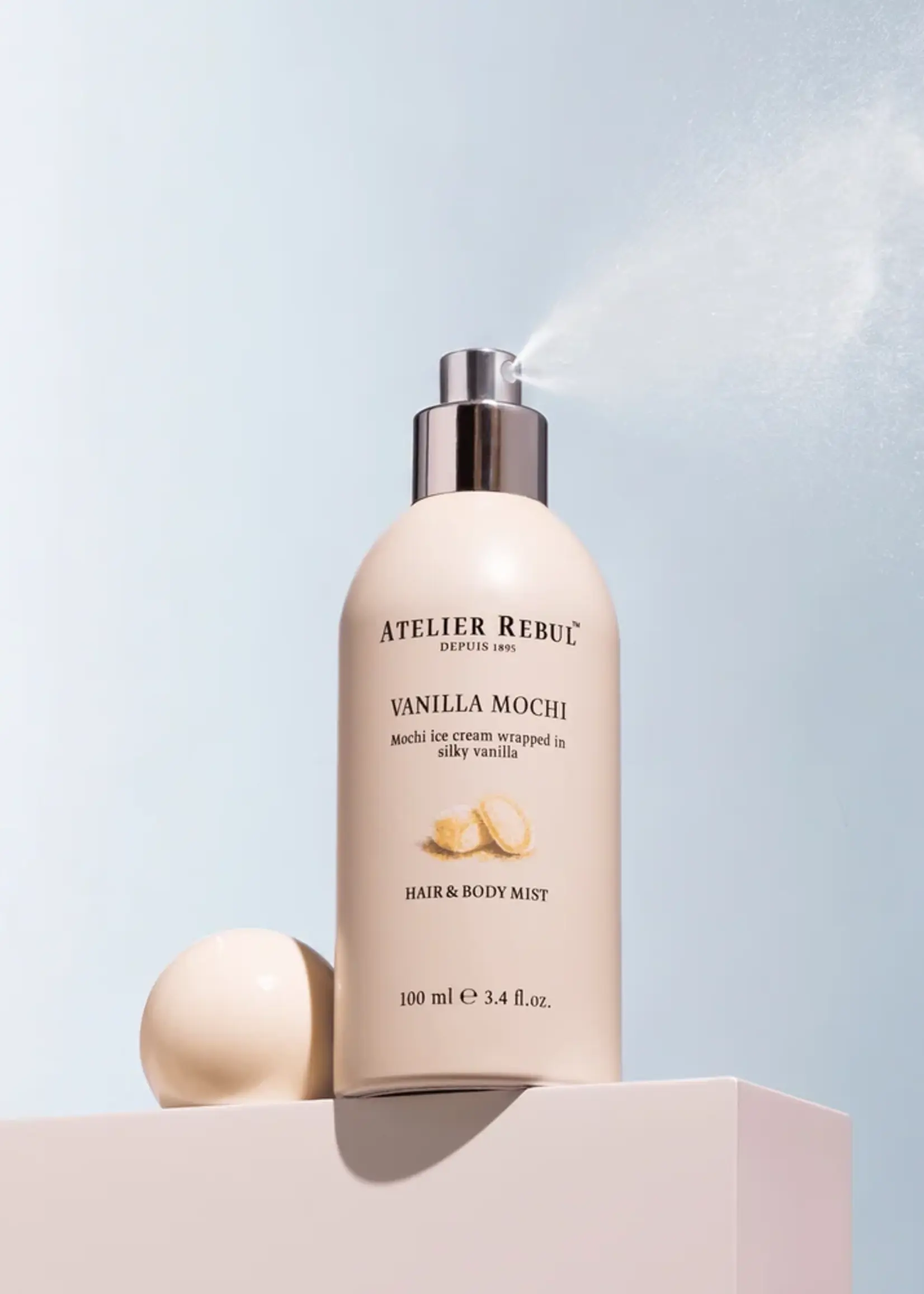 ATELIER REBUL Haar- en lichaamsspray vanilla mochi 100 ml Atelier Rebul