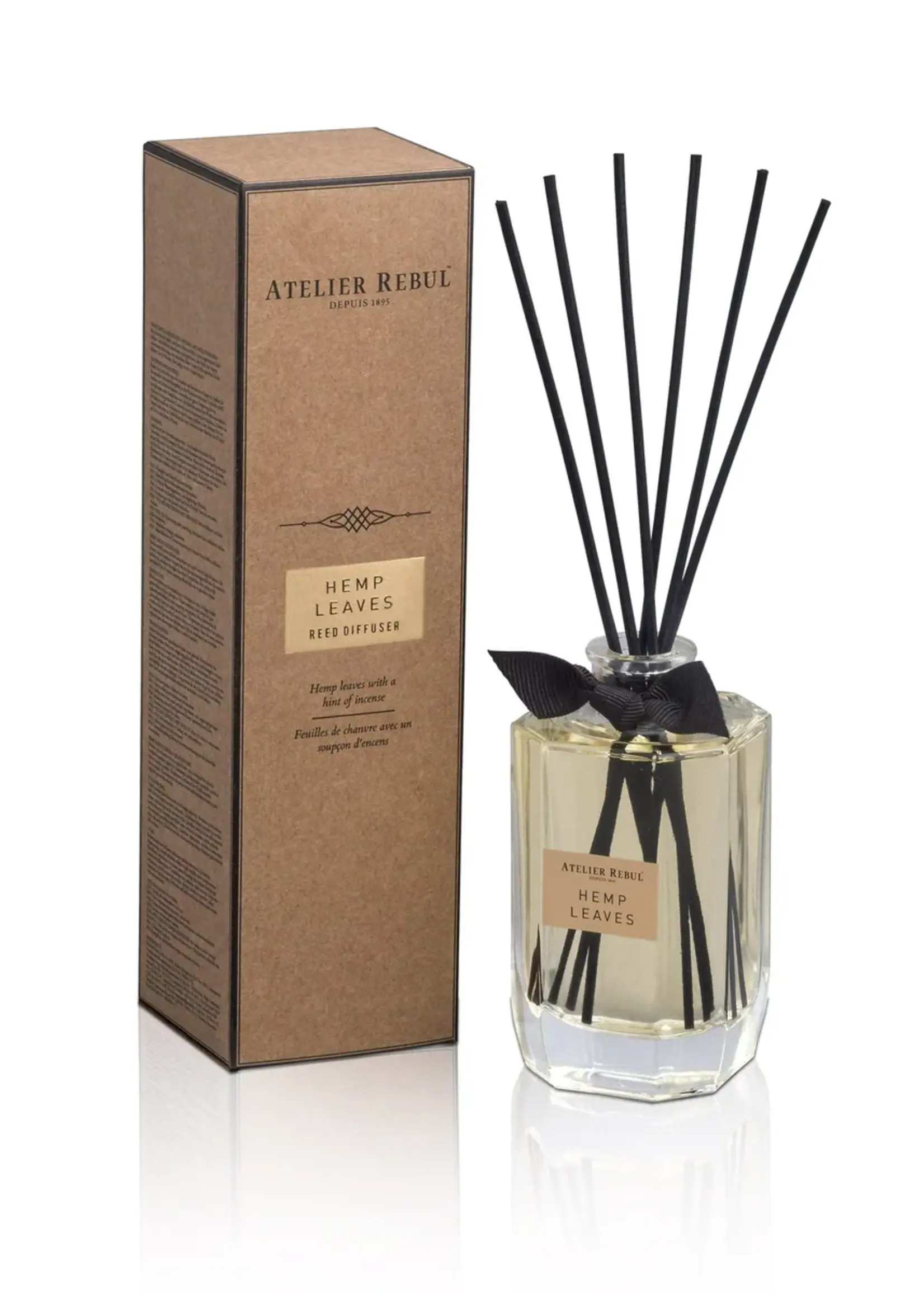 ATELIER REBUL Diffuseur à bâtonnets Atelier Rebul hemp leaves 200 ml