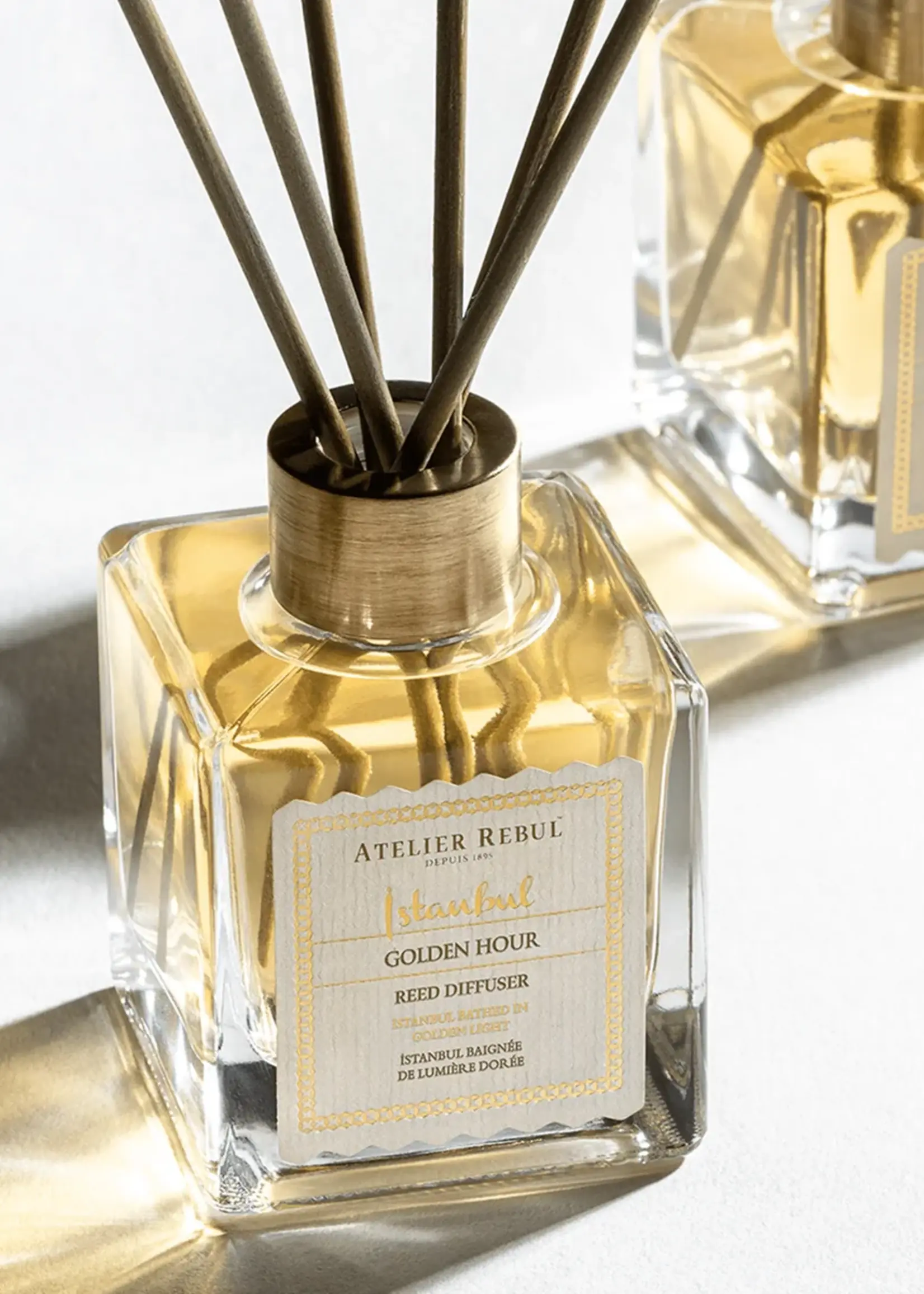 ATELIER REBUL Diffuseur à bâtonnets Atelier Rebul golden hour 120 ml