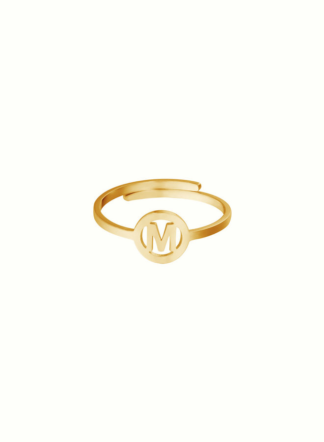 Ring letter M