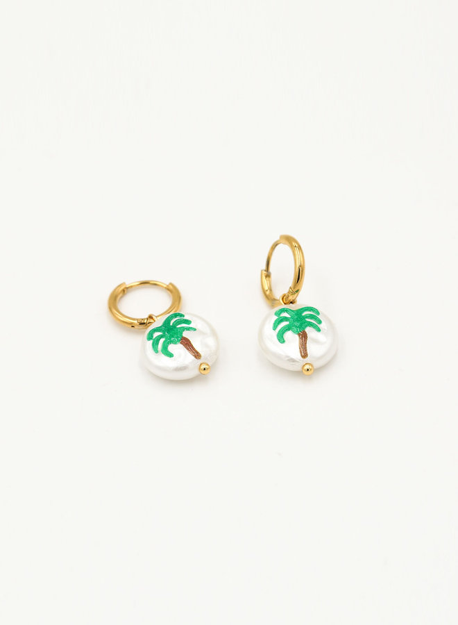 One piece oorbel palmboom