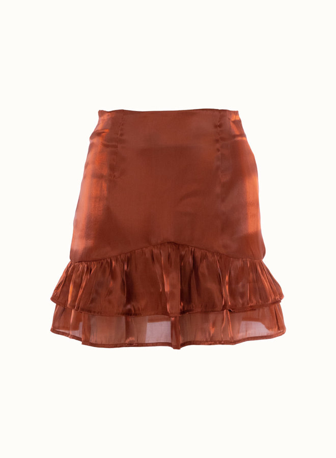 Rok shiny satin