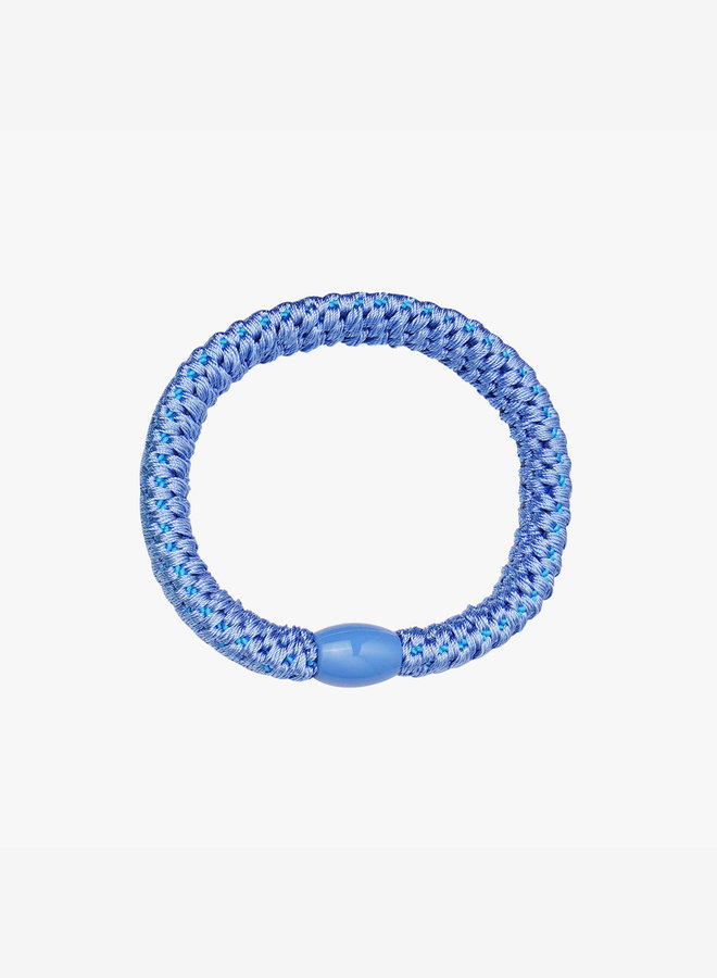 Haarelastiek armband blauw