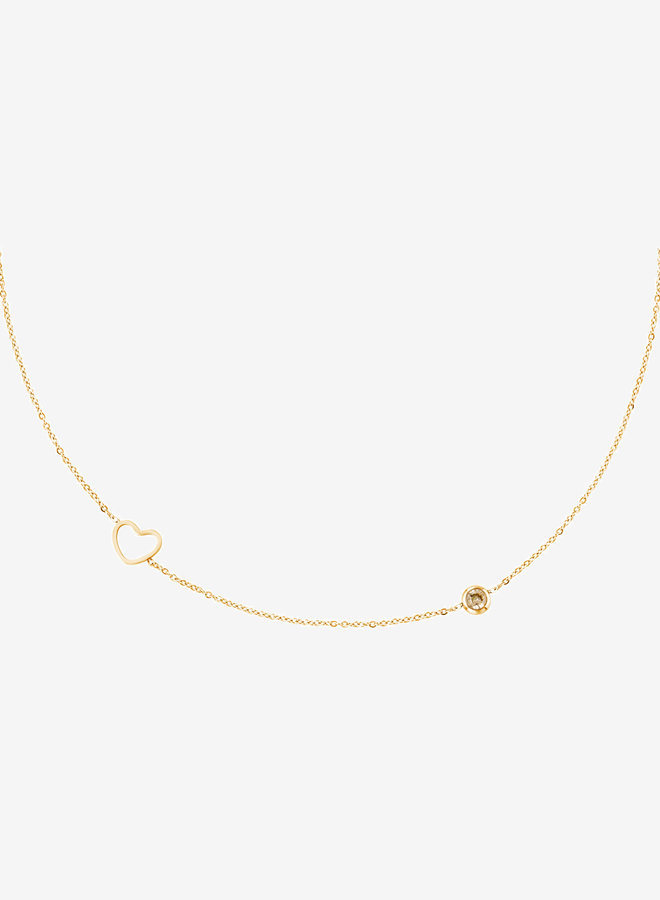 Geboortesteen ketting november