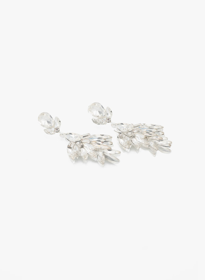 Party oorbellen birdy zilver