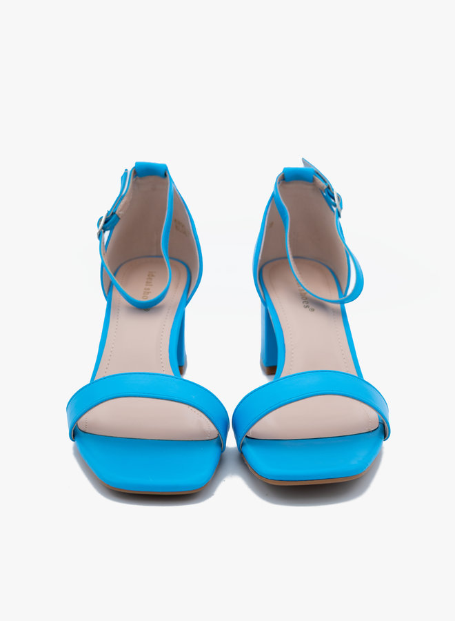 Gekleurde hakken blauw