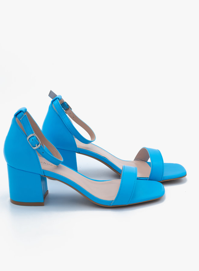 Gekleurde hakken blauw