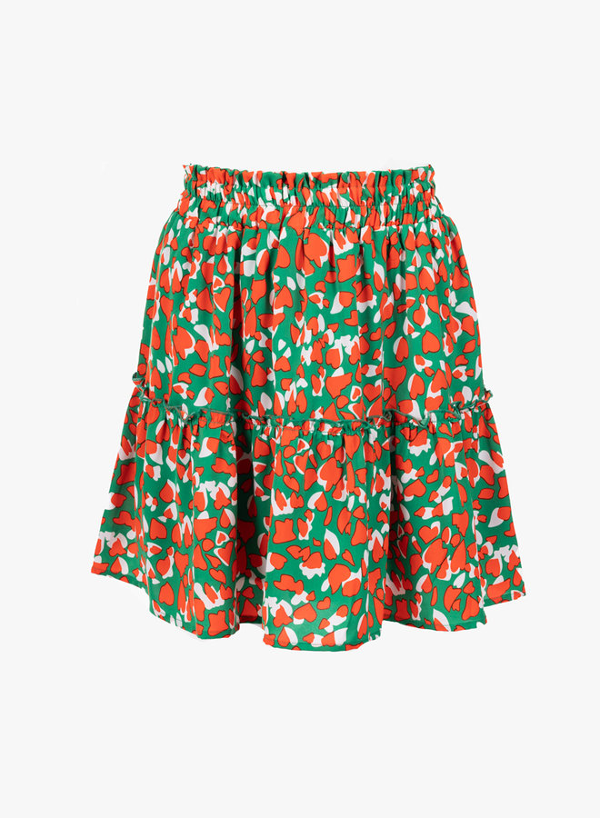 Rok met print rood