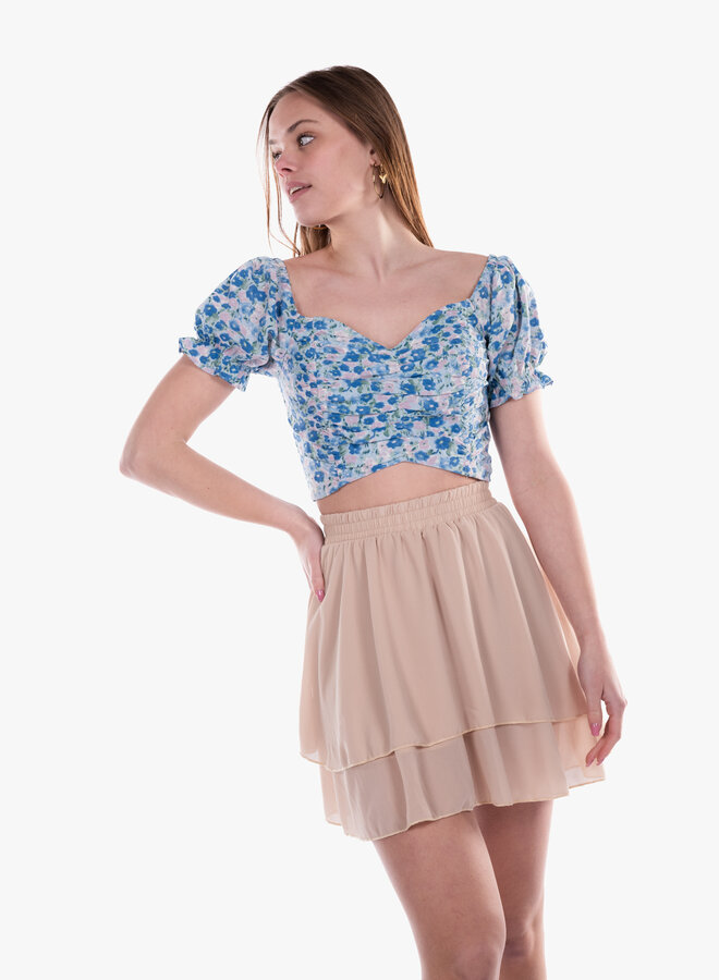 Zomer rok beige