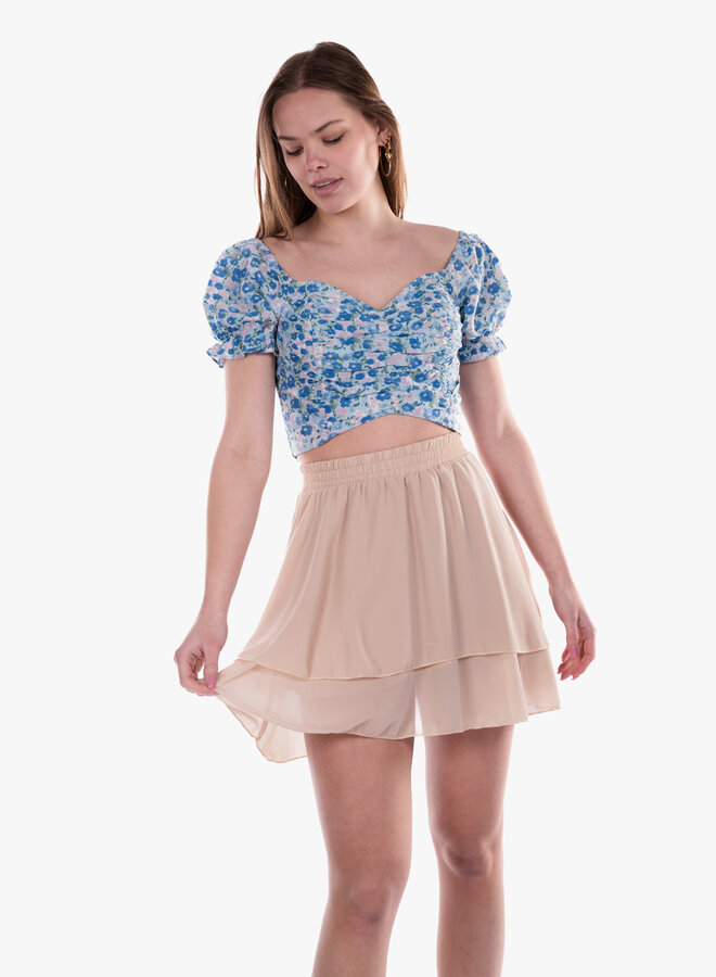 Zomer rok beige