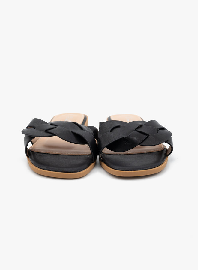 Slipper love it zwart