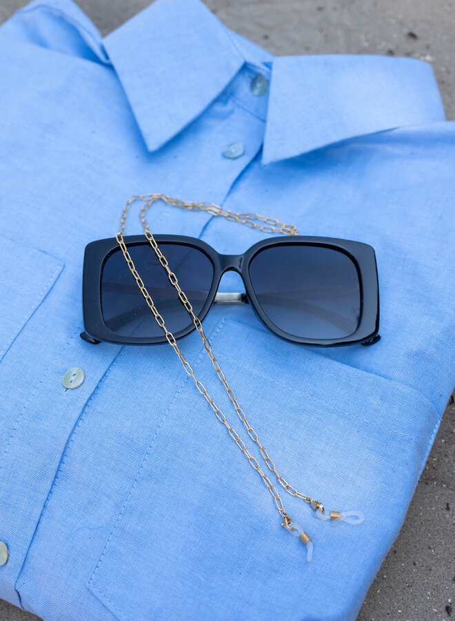 Zonnebril koord goud