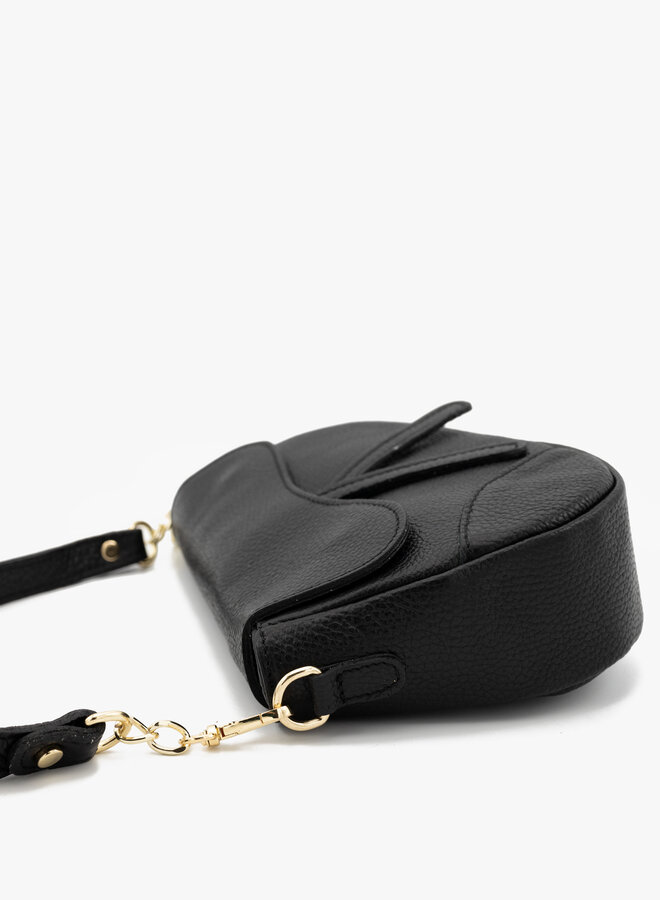 Leren tas Gigi zwart