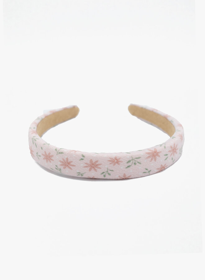Haarband bloemen roze