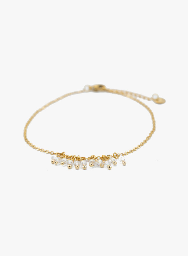 Enkelband witte kraaltjes