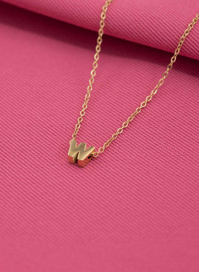 Initiaal ketting W