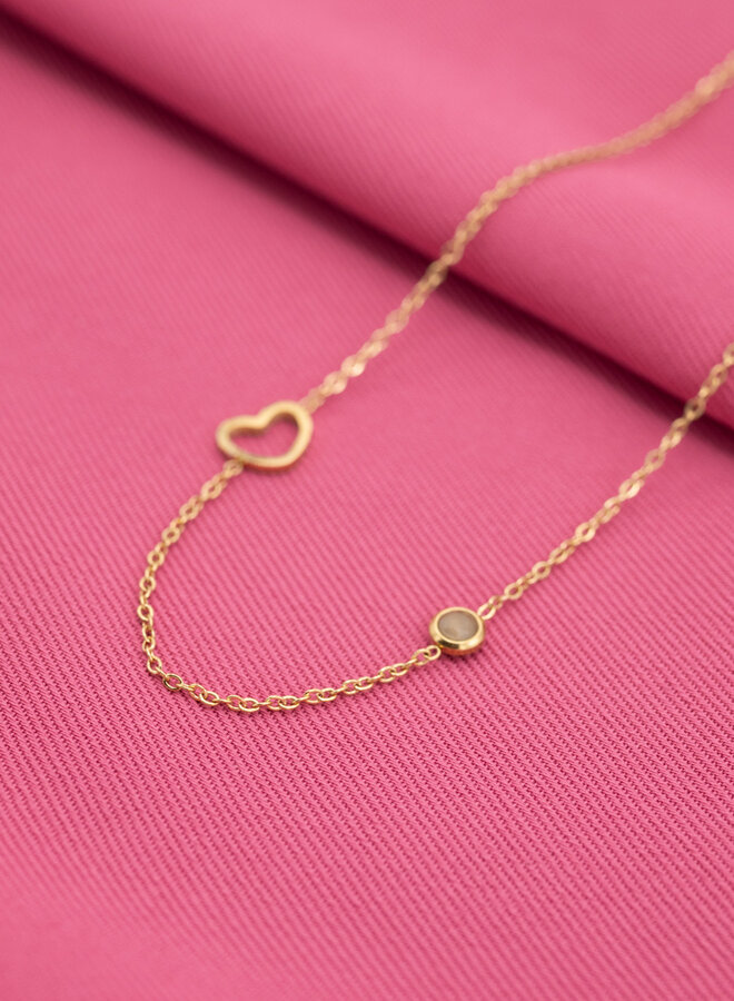 Geboortesteen ketting november