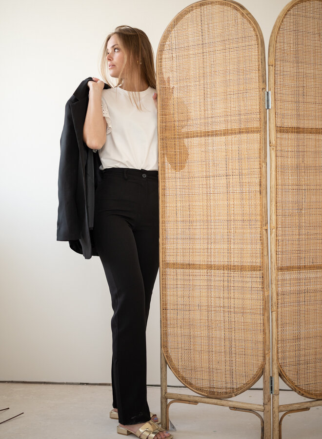 Tweedelig damespak zwart