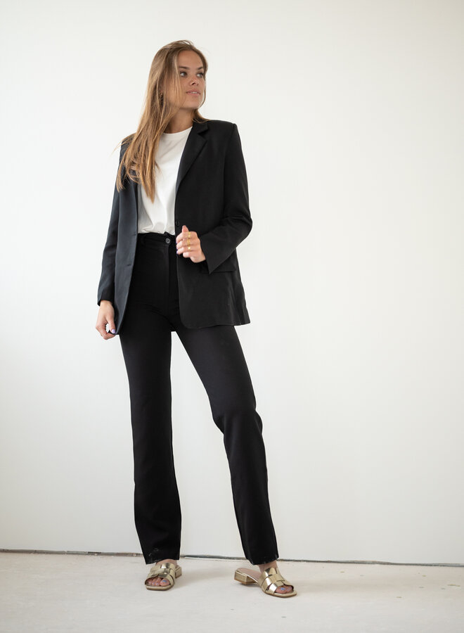 Tweedelig damespak zwart