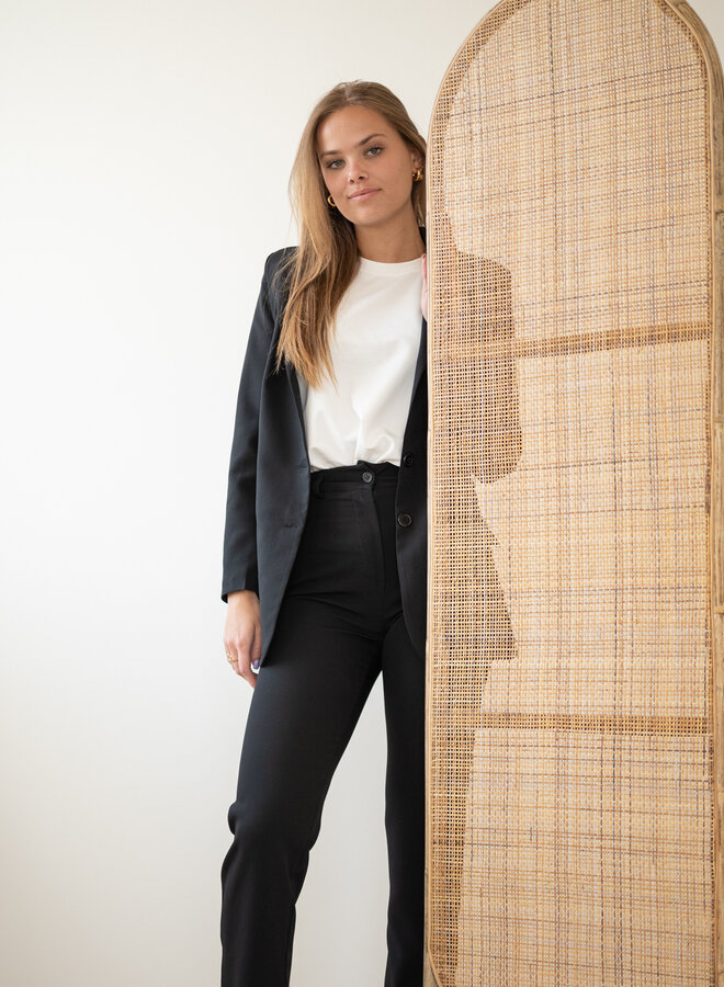 Tweedelig damespak zwart