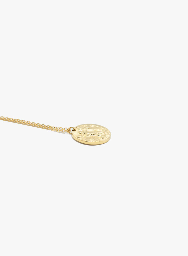 Sterrenbeeld ketting tweeling goud