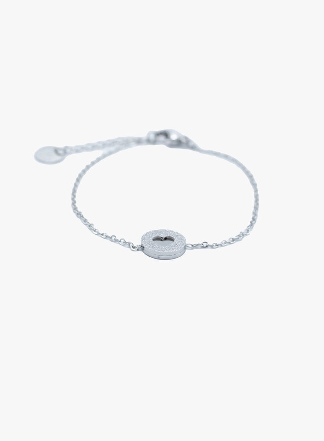 Armband met spiegelhart