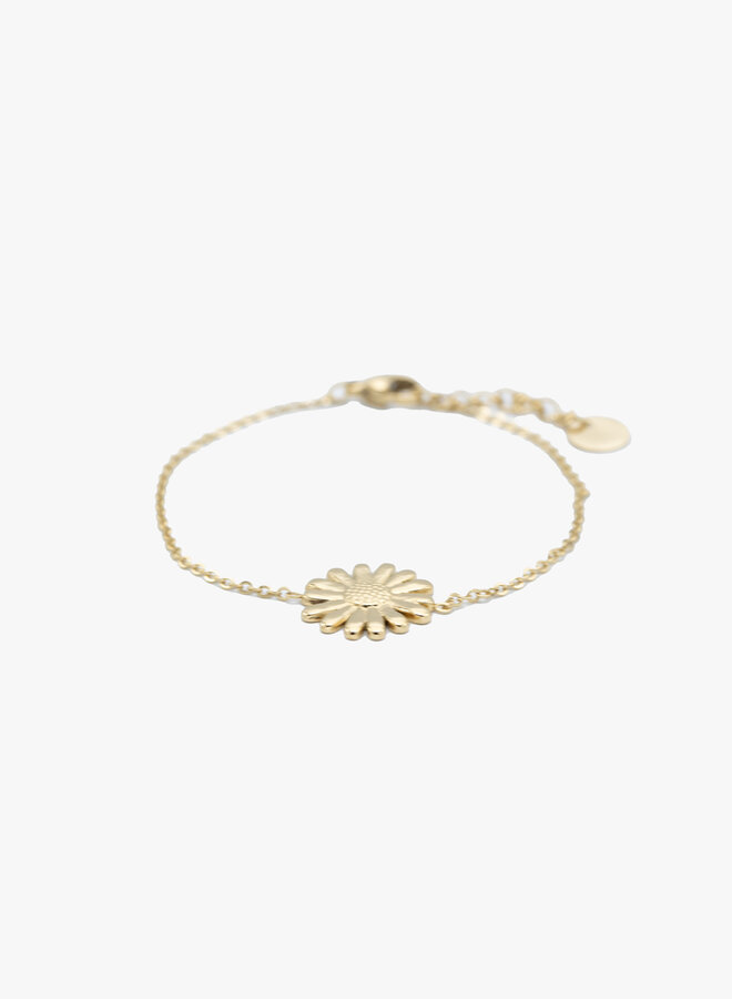Armband met grote bloem