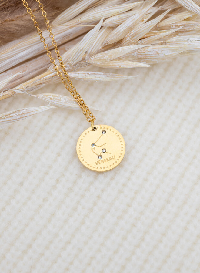 Sterrenbeeld ketting waterman goud