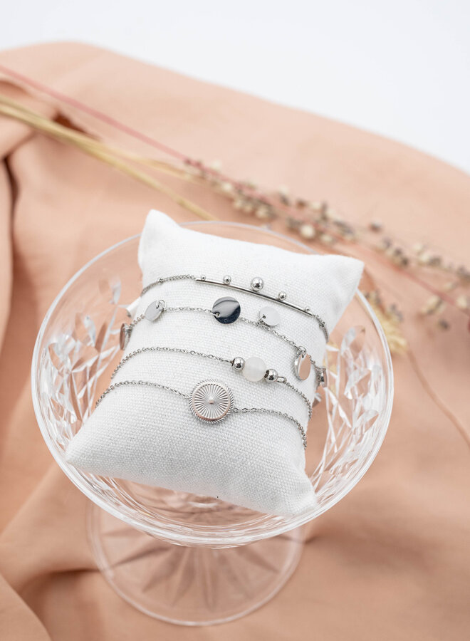 Zilveren armband met dots