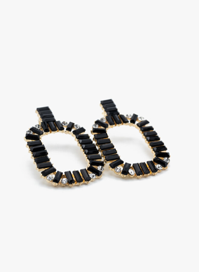 Party oorbellen be big zwart